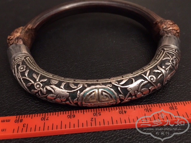 Chinese silver bamboo bangle1.JPG
