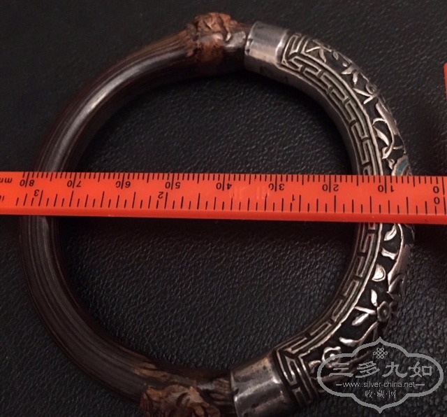 Chinese silver bamboo bangle2.JPG